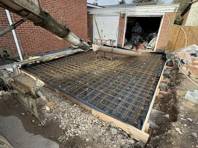 Ready mix concrete supplied and delivered in Mansfield